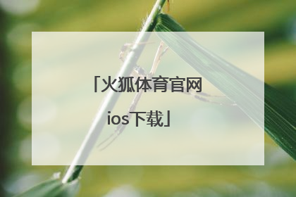「火狐体育官网ios下载」火狐体育苹果下载