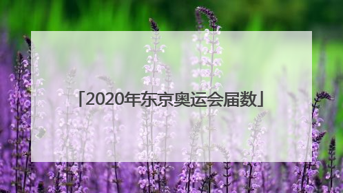「2020年东京奥运会届数」2020年东京奥运会开幕式