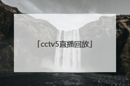 「cctv5直播回放」cctv5直播回放下载